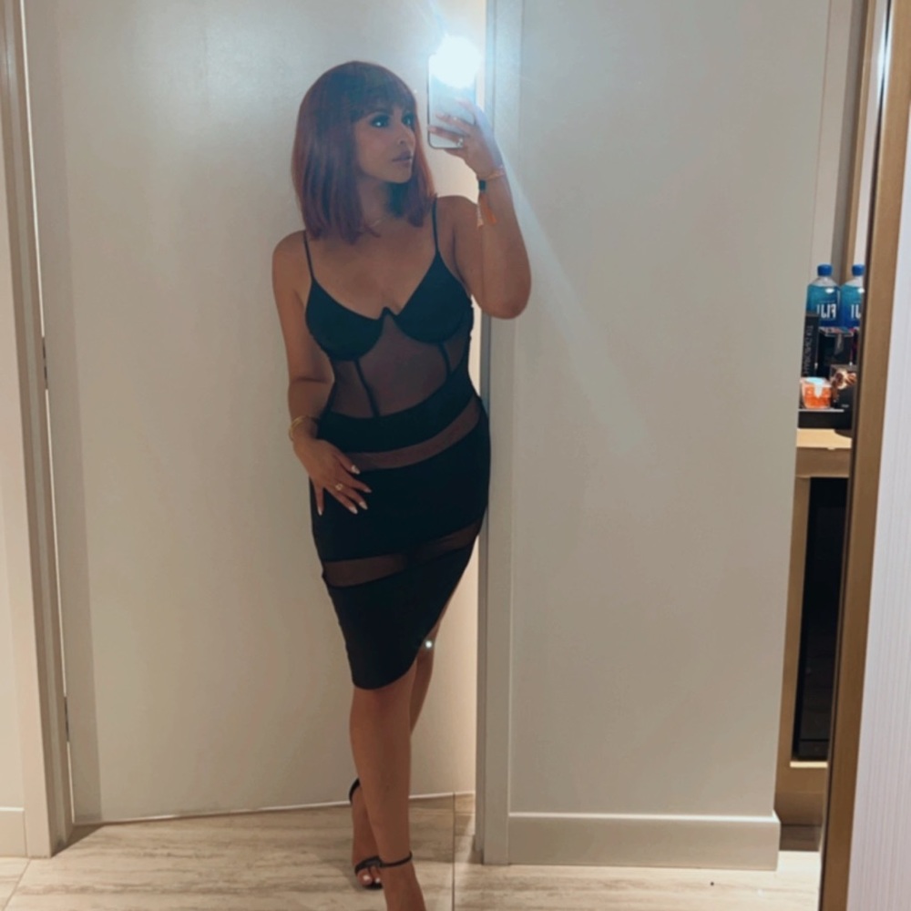 Fashion Nova sexy sheet dress